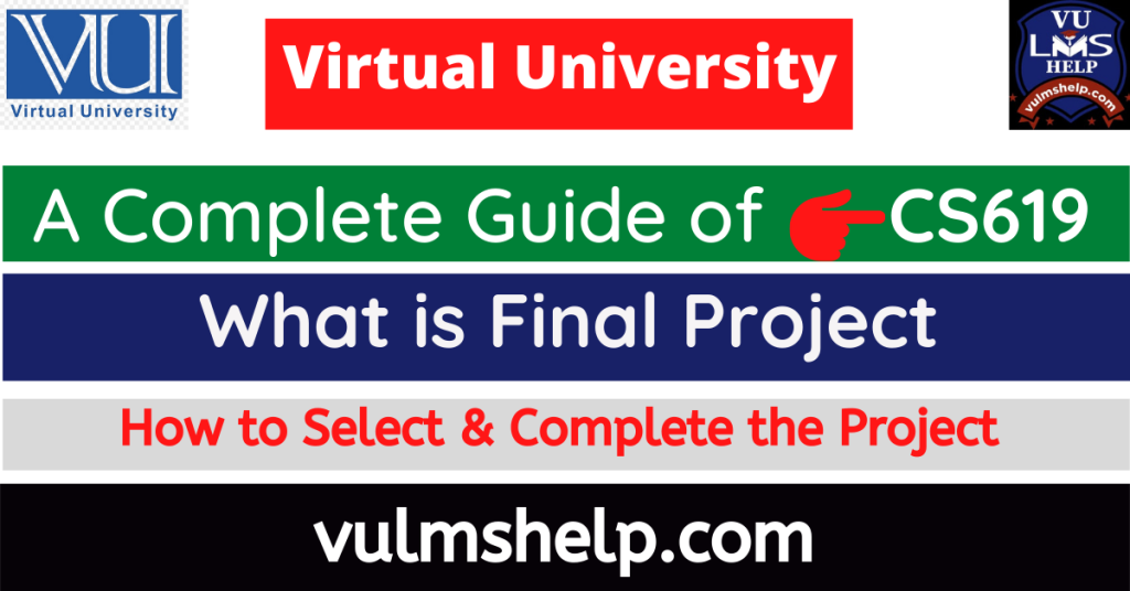 What is the CS619 Final Project? How to Choose and Complete the Final Project